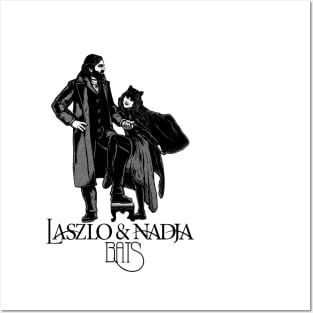 LASZLO AND NADJA PENCIL BATS Posters and Art